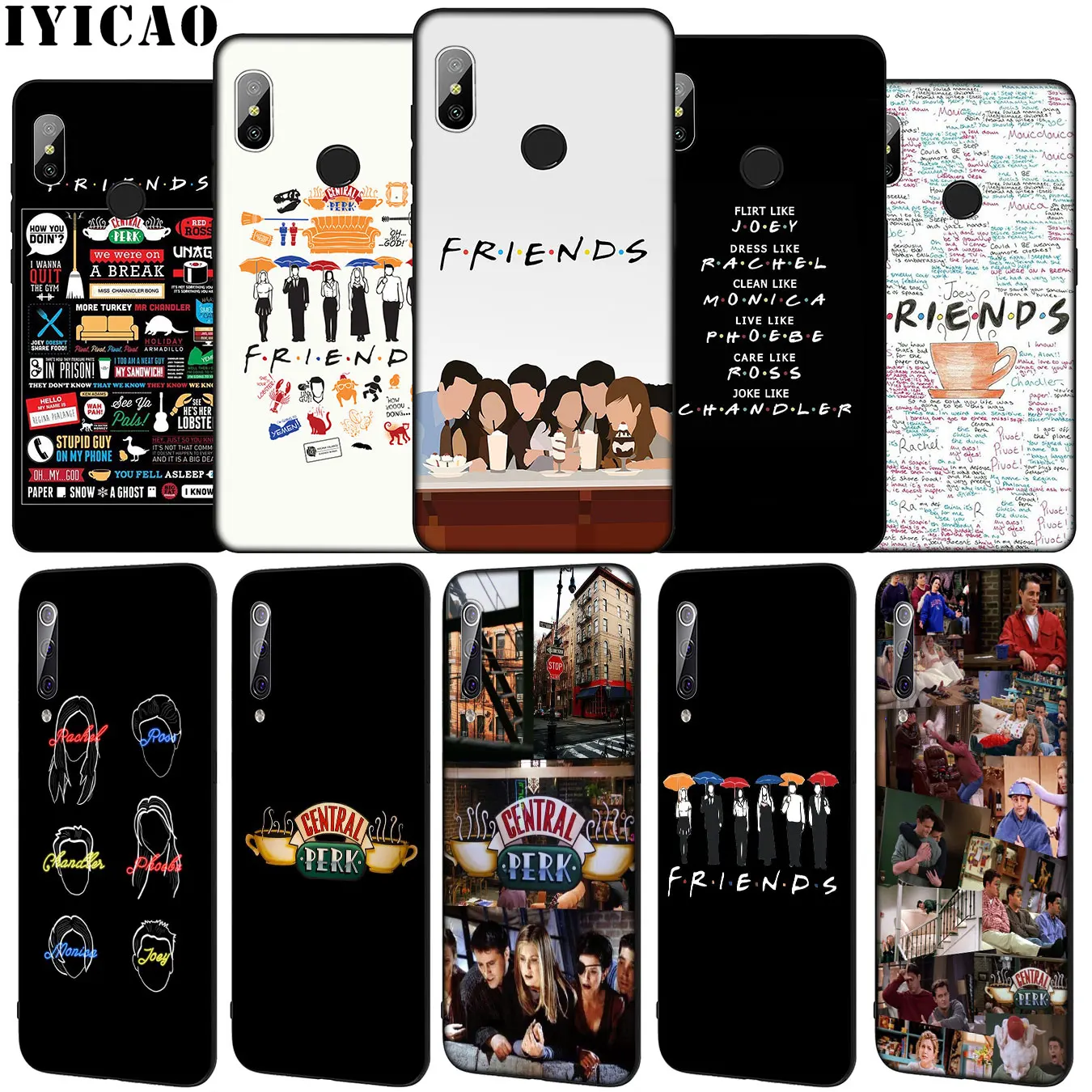 Мягкий чехол Friends для Xiaomi Mi 10 9 9T A3 Pro 8 SE A2 Lite A1 CC9 CC9E 6 pocophone f1 Mi10 | Мобильные телефоны и