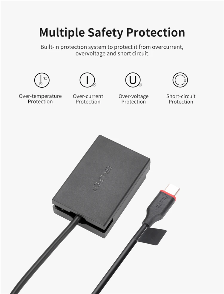 Kingma usb tipo c LP-E17 manequim adaptador