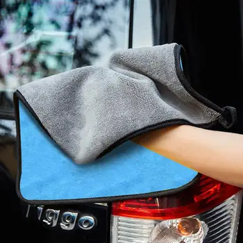 

30x30/60CM Car Wash Microfiber Towel Car Cleaning Drying Cloth Hemming Car Care Cloth Detailing Car Wash Towel car accessories