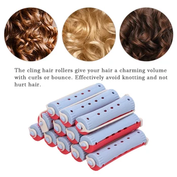 

96Pcs Perm Rods Rollers Salon Hair Roller Curling Curler Rubber Band Hair Clip Hairdressing Maker Styling Tool Mixed Size