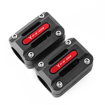 1 пара для Yamaha MT09 Tracer FZ09 FJ09 MT-09 MT 09 двигателя мотоцикла защитный кожух декоративный бампер блок - Цвет: RED FZ-09