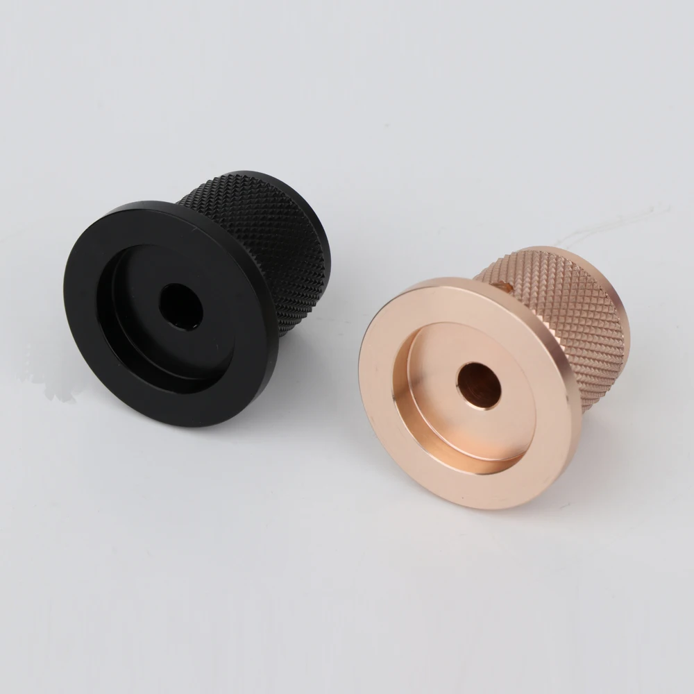2pcs Hifi 오디오 솔리드 알루미늄 볼륨 손잡이 하이 엔드 오디오 증폭기 전위차계 손잡이