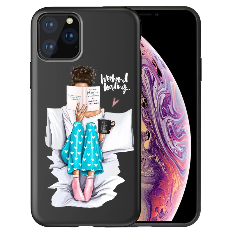 Чехол для телефона iphone 11 Super Dad Mom baby girl Fashion family Coque для iphone 11 Pro Max 8 7 X XS Max XR 6 7 8 Plus 5s Etui