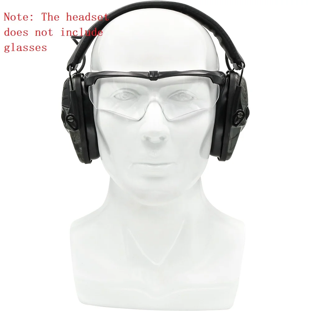 

Tactical Electronic Shooting Headphones Outdoor Hearing Protection Protective Earmuffs Maple Leaf Sponge Headphones