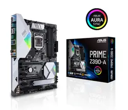 ASUS PRIME Z390-A компьютерная настольная Игровая плата поддержка процессора 9 поколения используется 95% Новинка