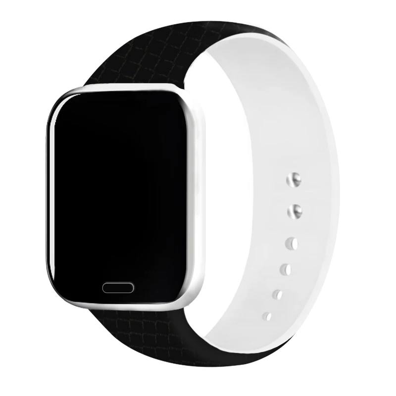 Ремешок для часов iWatch4 с принтом резиновый спортивный браслет 40 мм 44 аксессуары 3 2
