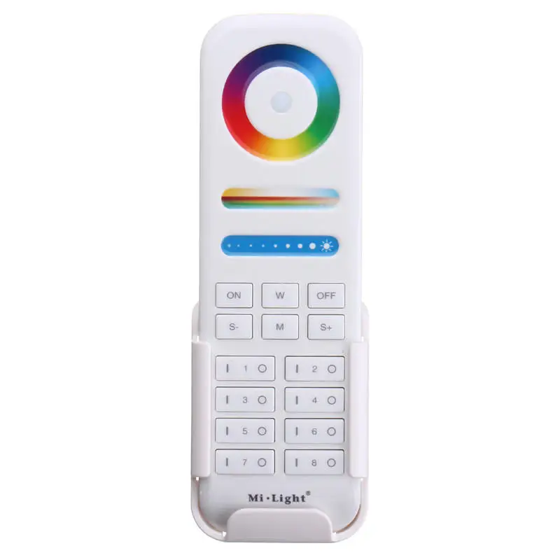 

Milight 2.4G LED Controller 8-Zone Area RGB+CCT RF Wireless Smart Touch Remote LED Controller