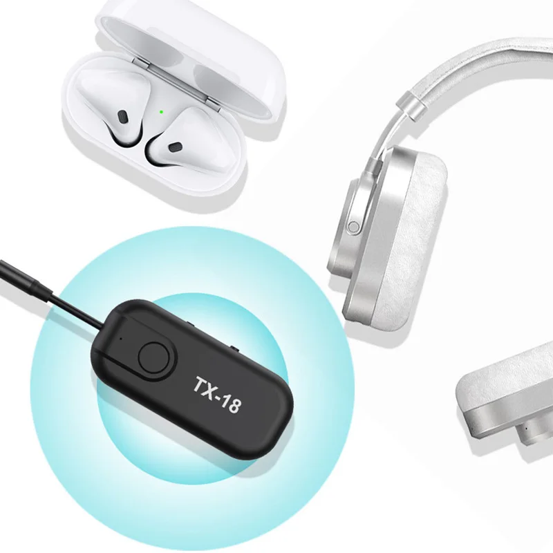 tebe 2 In 1 Bluetooth 5 0 Receiver Transmitter Wireless Audio Adapter Support APTX APTX LL 3 5mm AUX Jack for Car TV Headphones