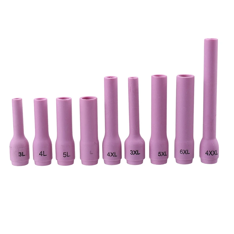 Hot 56Pcs Tig Welding Torch Kit Nozzle Collet Stubby Gas Lens Glass Cup Wp17 Wp18 Wp26 Wt20 Tungsten Welding Tool Accessories