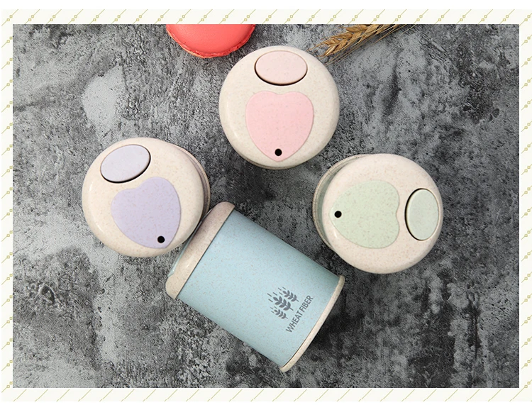 Wheat Straw Automatic toothpick box toothpicks holder Creative Toothpick Box Toothpick Dispenser