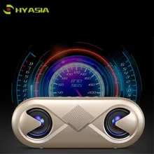 HYASIA Портативный беспроводной Bluetooth, колонка Bluetooth 5,0 стерео бас встроенный микрофон Hands free для iPhone Xiaomi поддержка AUX USB