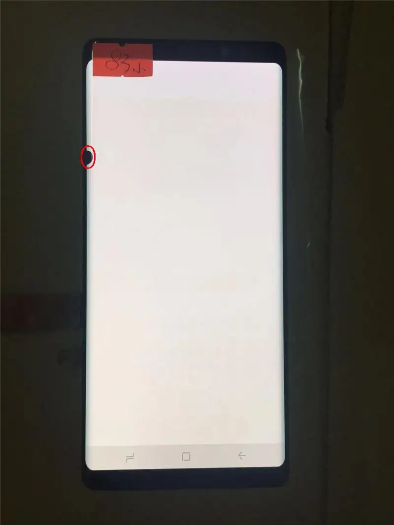 AMOLED с рамкой для samsung Galaxy NOTE 8 lcd N950A N950U N950F N950V дисплей сенсорный экран в сборе с черными точками