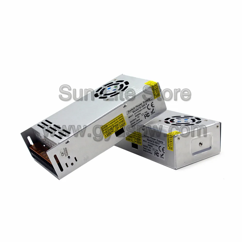 Переменный импульсный источник питания DC 5V 70A 350W трансформаторы 110v 220v AC к DC5V SMPS для светодиодный USB дисплей освещение монитор CCTV