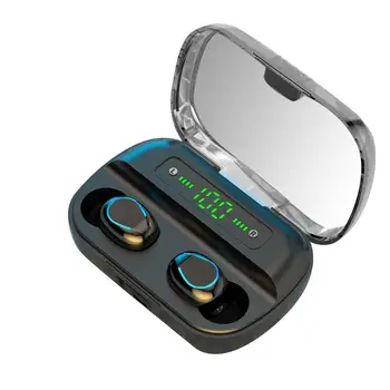 

Headphones Wireless Bluetooth 5.0 Hot Selling LED Digital Display Support Call Earphones Stereo Handsfree Headset with Mic