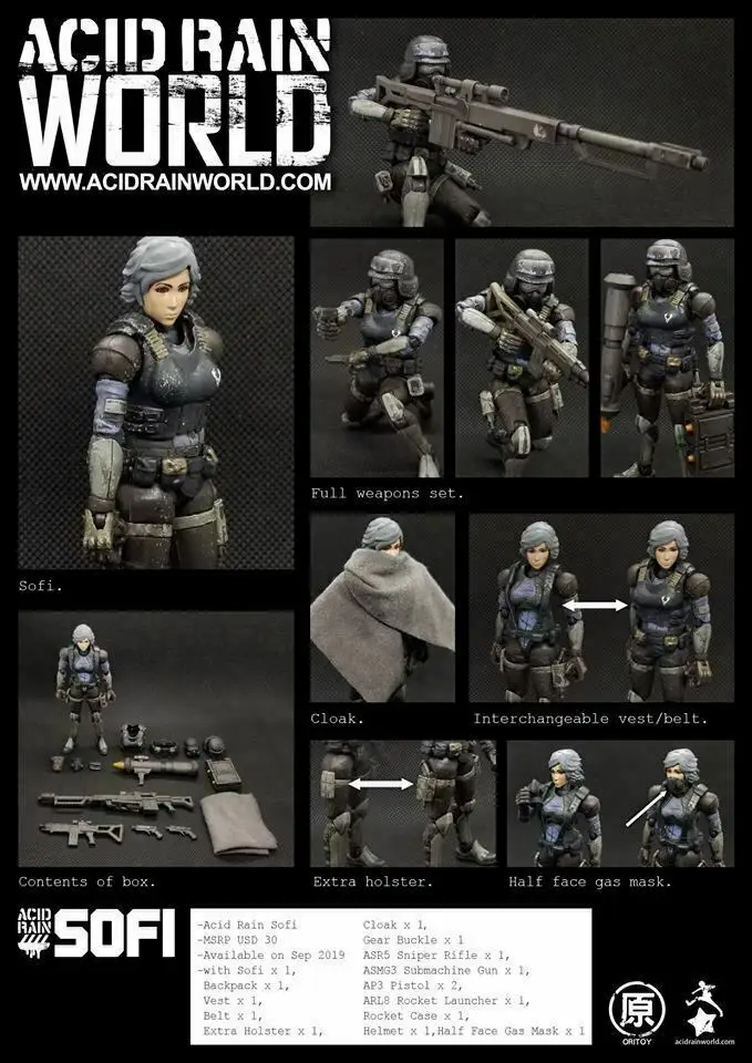 Acid Rain World 1/18 женские фигурки Sofi сейчас