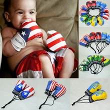 

Mini Newborn Photography Props Simulation Boxing Glove Boxing Flag Gloves for Baby Photo Prop Decorated Accessories