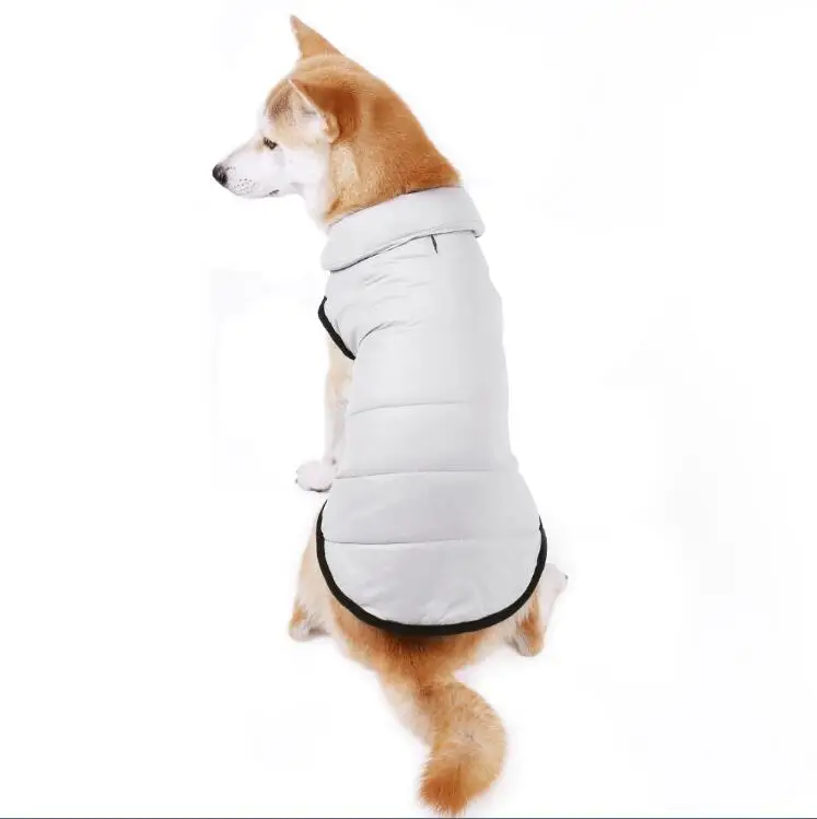 Beige Pet Dog Winter Clothes Warm Down Parkas for Dogs Puppy Cotton Jacket with Package Portable Durable Dog Coat Jackets Pet Supplies - Цвет: Beige