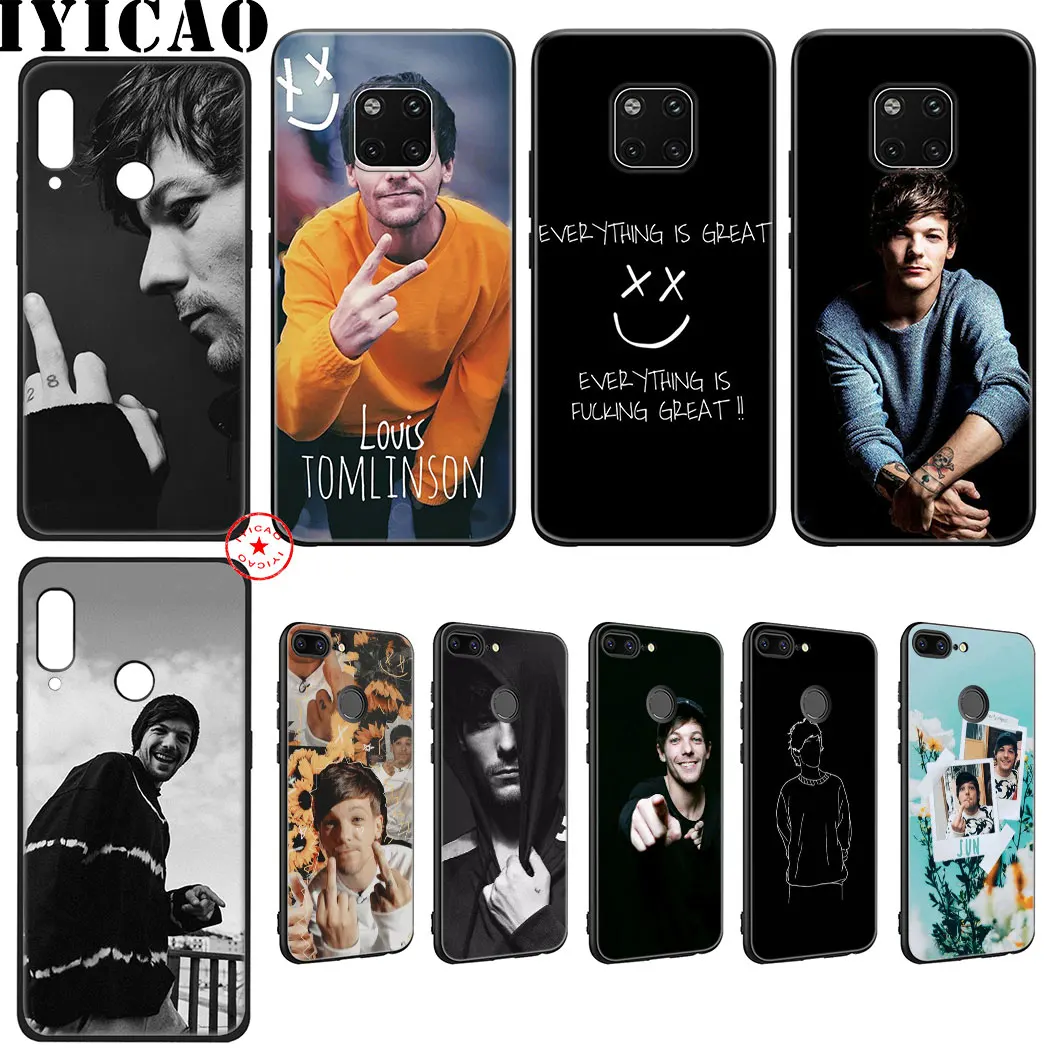 Мягкий силиконовый чехол Singer Луи Tomlinson для Huawei Nova Smart 5 5T 5i 4E 4 3i 3 2i 2 Lite Mate 30 20 10 Pro |