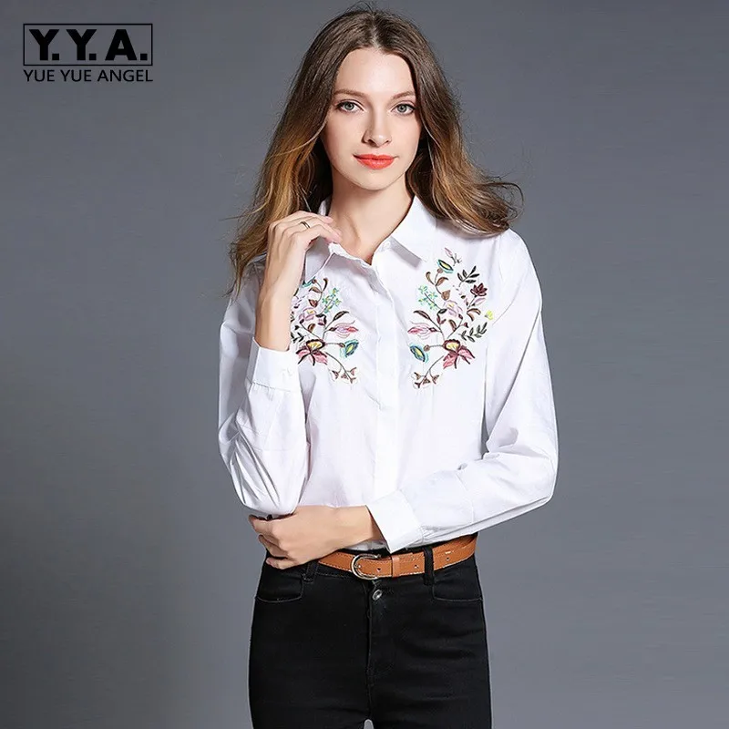 New Spring White Formal OL Shirts For 