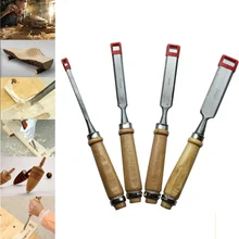 Нож для резьбы 4 шт./компл. дерево цвет Деревообработка столярное плоское долото гравировальный костюм плотник долото деревообрабатывающие долота инструменты
