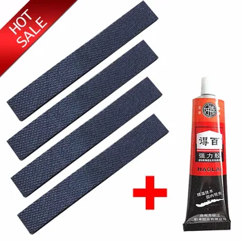 

4pcs wheel tire Leather Fetal skin+1pcs glue Replacment for iRobot braava 320 380 381 380T 390 390T Mint 4200 4205 5200 5200C