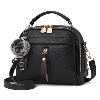 

Luxury Shoulder Bag for Women 2021 High Quality Leather Soft Top Handle Handbags and Purses Female Designer Zipper Crossbody Bag