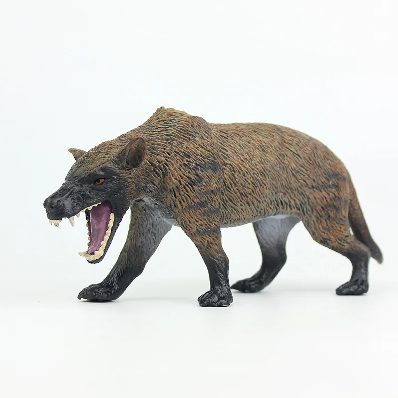 

Cross Border Hot Sales Model Wild Animal Model Dire Wolf Model Solid Plastic Kids' Toy Decoration Gift