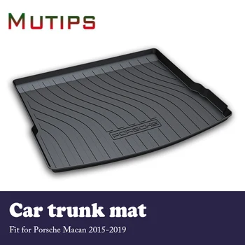 

Mutips Car Cargo rear trunk mat For Porsche Macan 2015 2016 2017 2018 2019 Waterproof mat Anti-slip carpet Car accessories auto