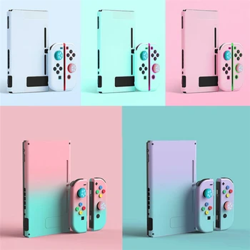 

PC Hard Front Back Cover Crystal Shell For Nintendo Switch NS Lite Console Joy-Con Controller Protective Sticker Skin Case
