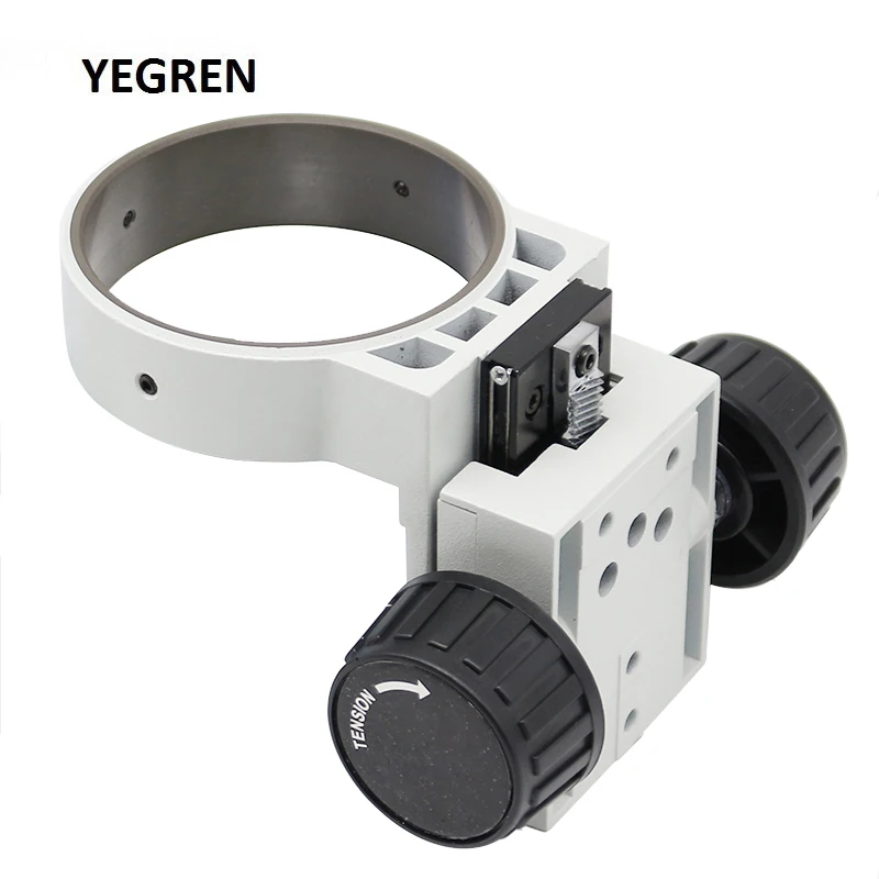 

Microscope Focusing Arm Industrial Microscope Arm Two-way Coarse Focusing Adjustment Mount Head Holder Ring 76 mm