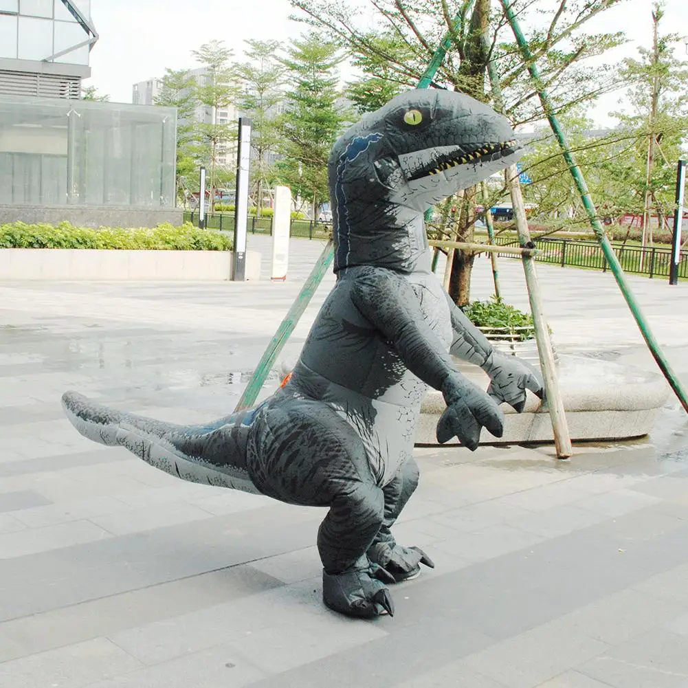 

Inflatable Cartoon Dinosaur Shape Clothes Halloween Party Costume Cosplay Prop New