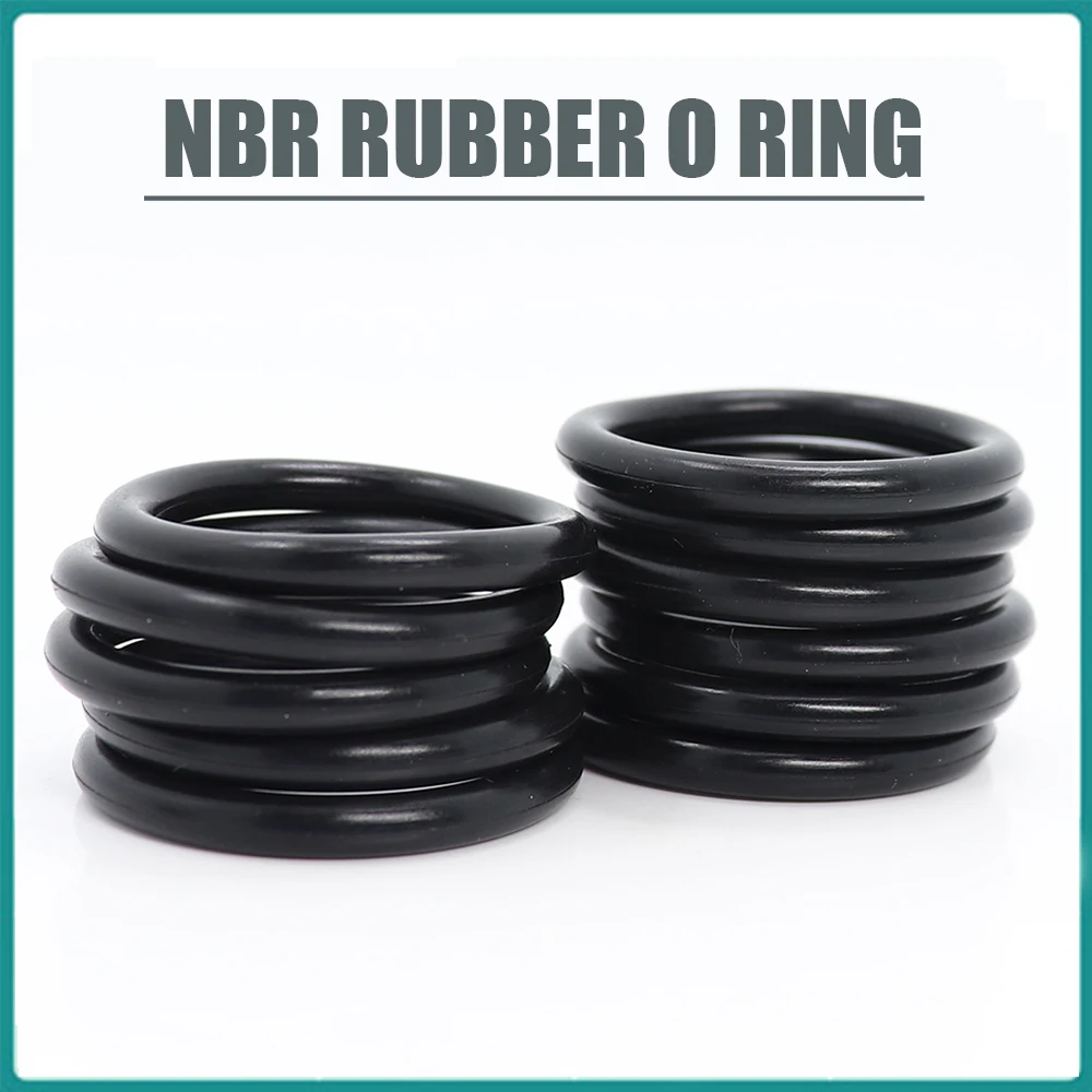 

CS 1mm NBR Rubber O RING OD 51/52/53/54/55/56/57/58/59/60/61/62/63*1 mm 50PCS O-Ring Nitrile Gasket seal Thickness 1mm ORing