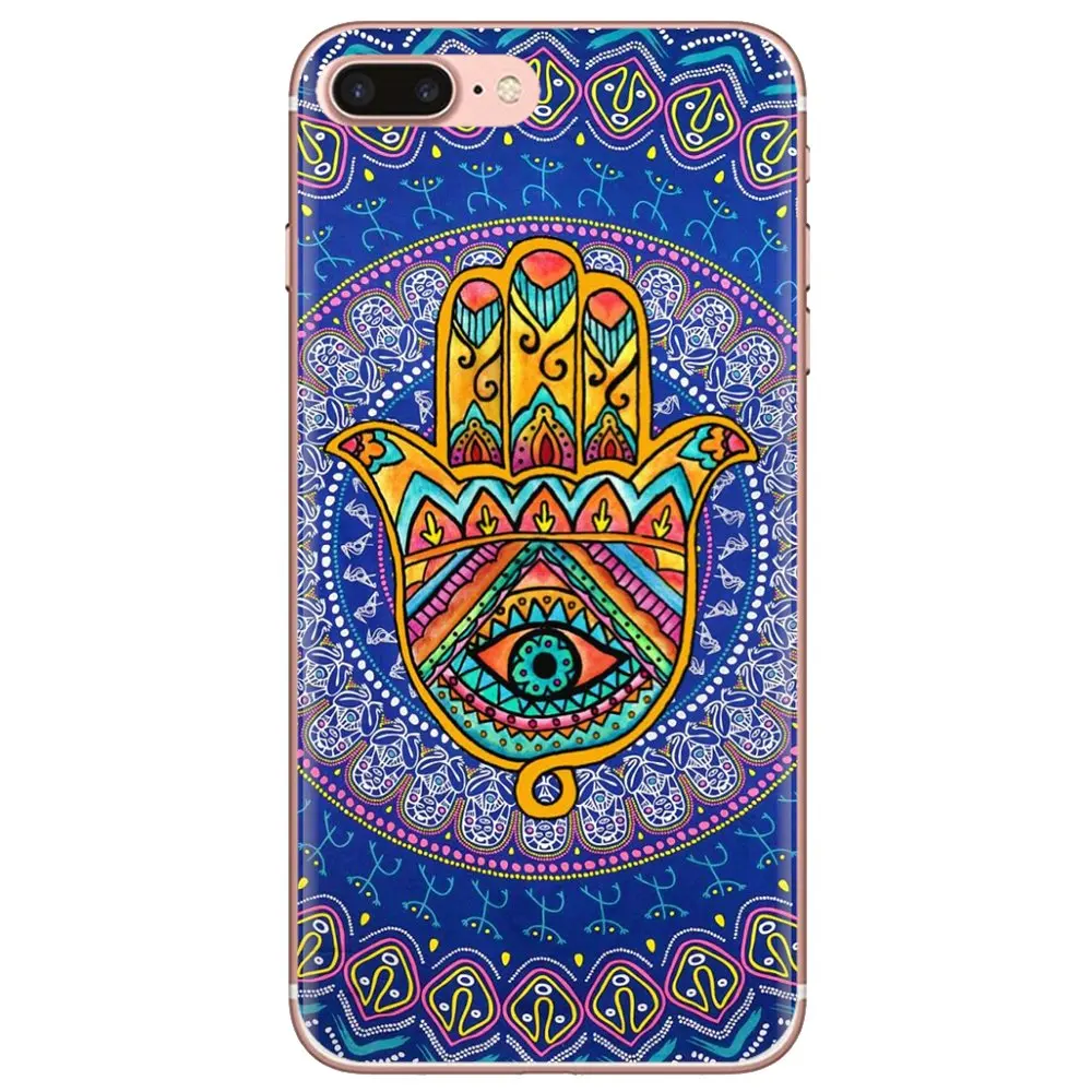 Silicone Phone Shell Cover For Sony Xperia Z5 XZ XA1 XA2 Premium ULTRA 10 X Buddha Hamsa Evil Eye Magic Judaica | Мобильные телефоны