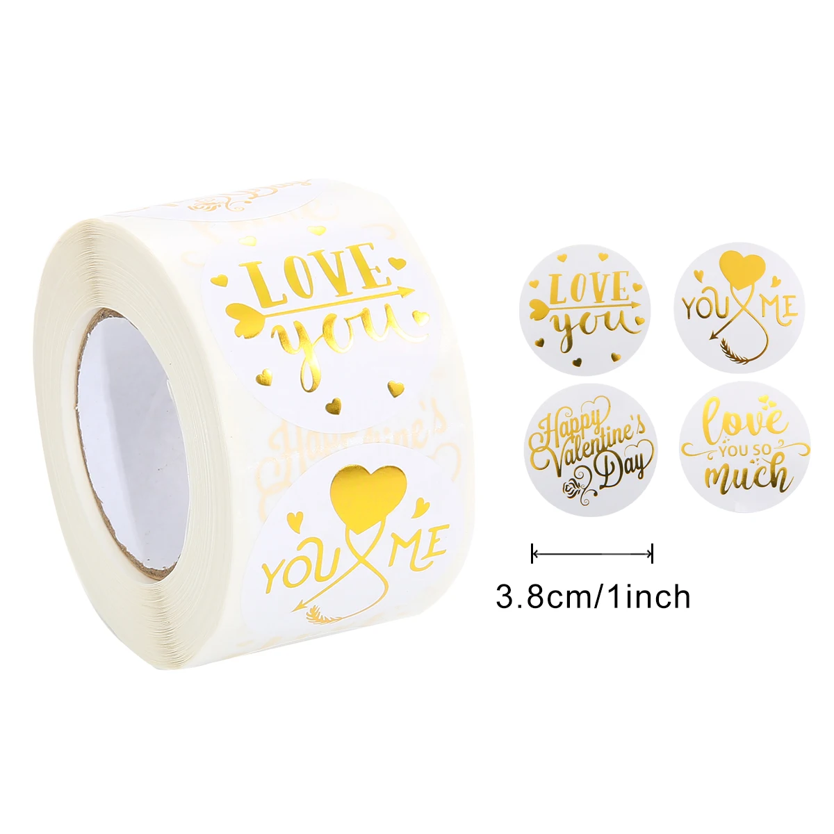 500Pcs/Roll Beautiful Round Natural Kraft Thank You Sticker Seal Labes gift Hand Made With Love Stickers Scrapbooking Stationery 