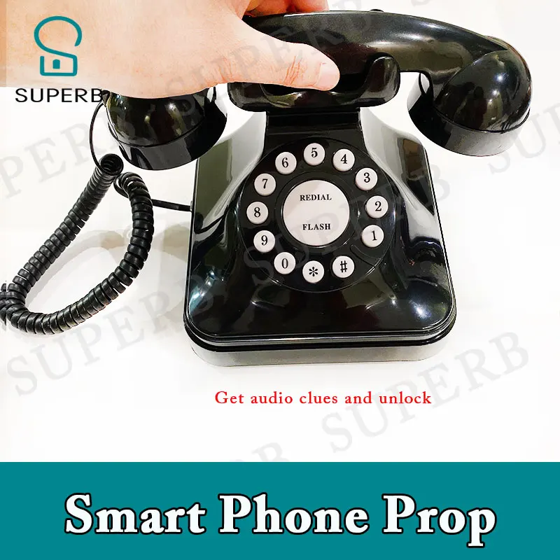 

Superb Escape Room Horrible Smart Phone Game Props Coming Call to get Audio Call Dial Right Password to Unlock Smart Phone Prop