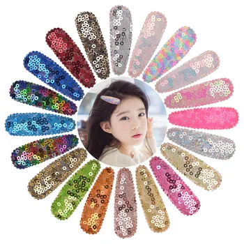 

Glitter Sequins Baby Kids Hairpins Children Girls Hair Clips Hair Pins Headwear Hairgrips Bangs BB Barrettes Hair Accessories