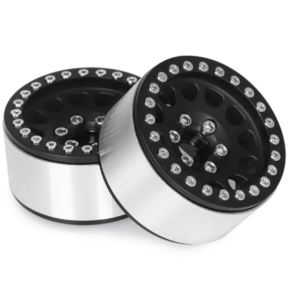 

4Pcs Accessories 1.9Inch Aluminum Alloy Easy Install RC Toys Professional 1/10 Parts Wheel Rim Beadlock For SCX10 90046 TRX4 D90