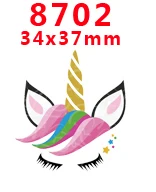 30 шт мультяшный персонаж плоское украшение из смолы PR 8381 - Color: 8702