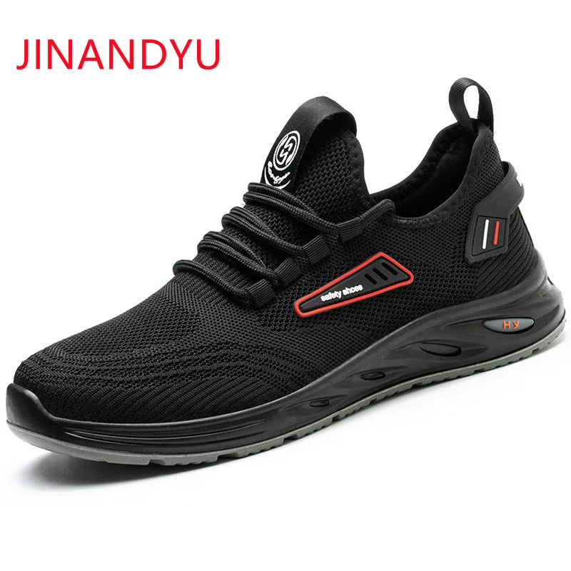 

Breathable Electrical Insulation Safety Shoes Men Boots Anti-smashing Anti-piercing Steel-toed Shoes Indestructible Work Shoes