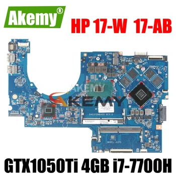 

Laptop motherboard DAG37DMBAD0 G37D For HP for PAVILION 17-AB 17-W series motherboard 915550-601 with 1050Ti 4GB i7-7700H