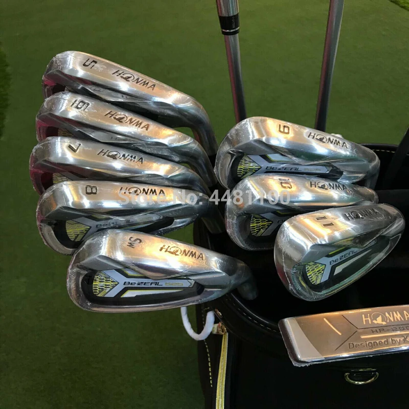 Pm99 мужские клюшки для гольфа Honma BEZEAL525 клюшки для гольфа(8 пакетов) без клюшек для гольфа графитовый Вал