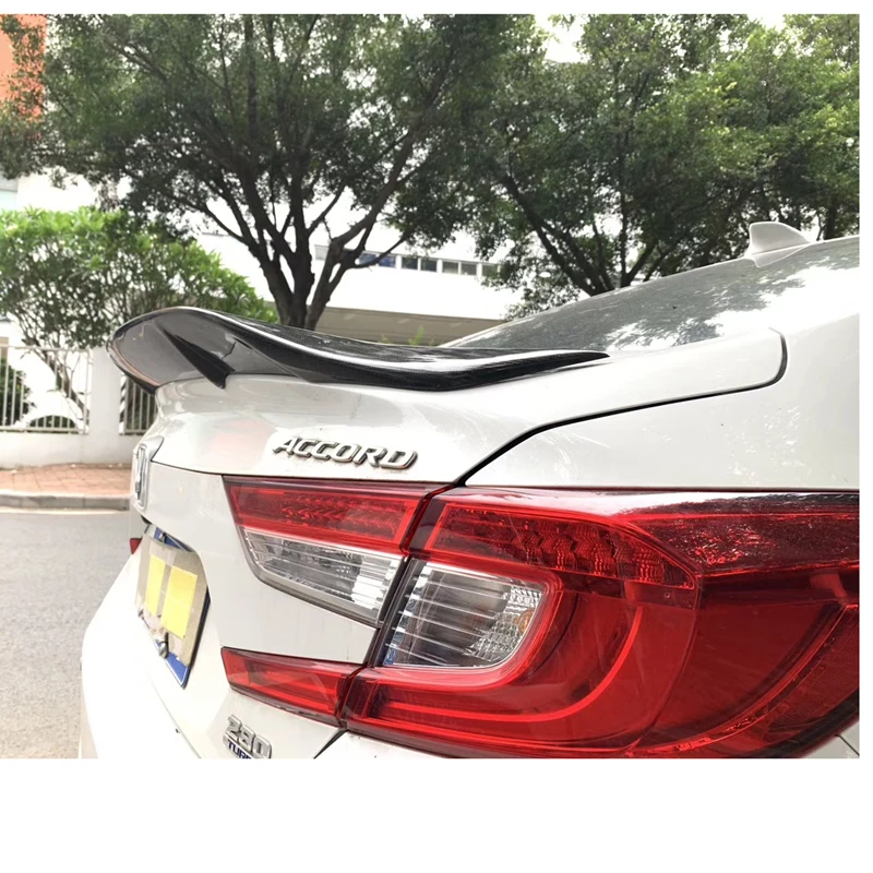 Для Honda спойлер для аccord качественный материал frp/углеродное волокно для Honda Accord R стиль высокое качество задний спойлер- год