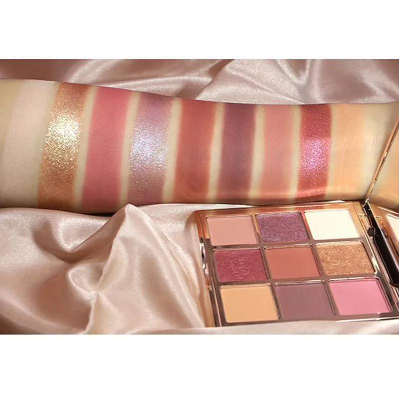 9 Color Eyeshadow Palette Waterproof Matte Pearly Lustre Earth Color Eye Shadow KG66