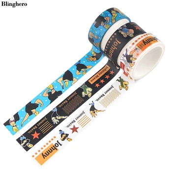 

Blinghero Cartoon Boy DIY Masking Tape Adhesive Tape Scrapbooking Stickers Paper Hand Account Decorations ZC1001