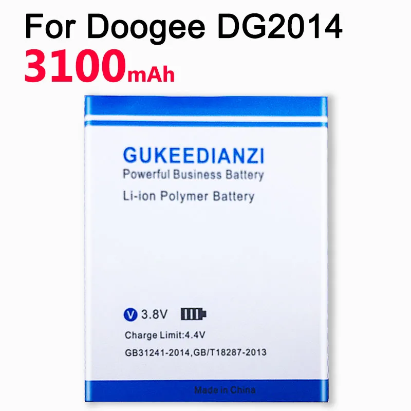 GUKEEDIANZI B-DG2014 3100 мАч телефон батарея для Doogee DG2014 Turbo мобильный сменный аккумулятор