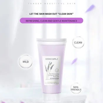 

Lavender Facial Cleansing Gel Moisturizing Oil-control Shrinking Pores Face Cleanser Face Cleansing Tool