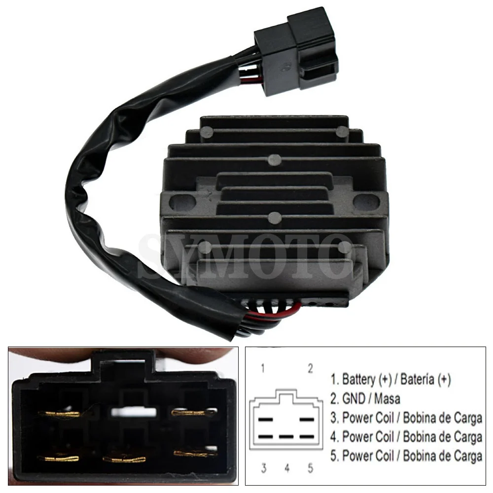 For Suzuki AN400 AN250 Burgman Skywave 250 400 GS500 GSF250 GSF400 GS850 GSXR400 GK76 79A 7BA Bandit Voltage Regulator Rectifier