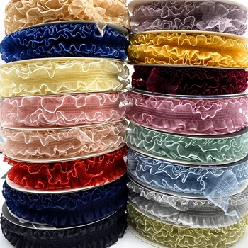 1 yard 30mm Elastic Hair Band Ribbon Lace