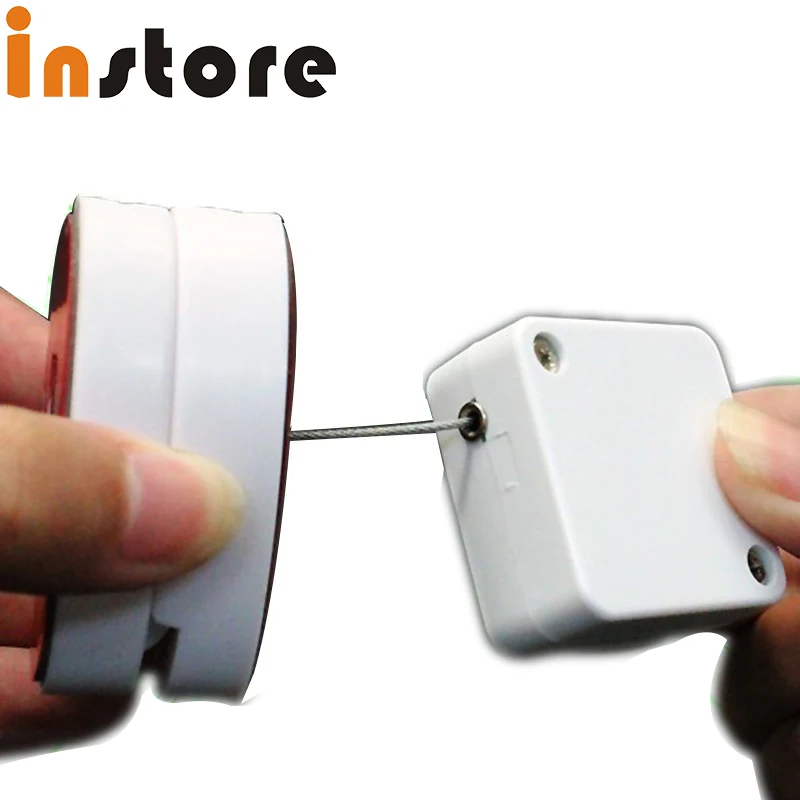 50 Pcs Mobile Phone Security Stand Dummy Phone Anti Theft Display Holder Retractable Pull Wire Box For Retail
