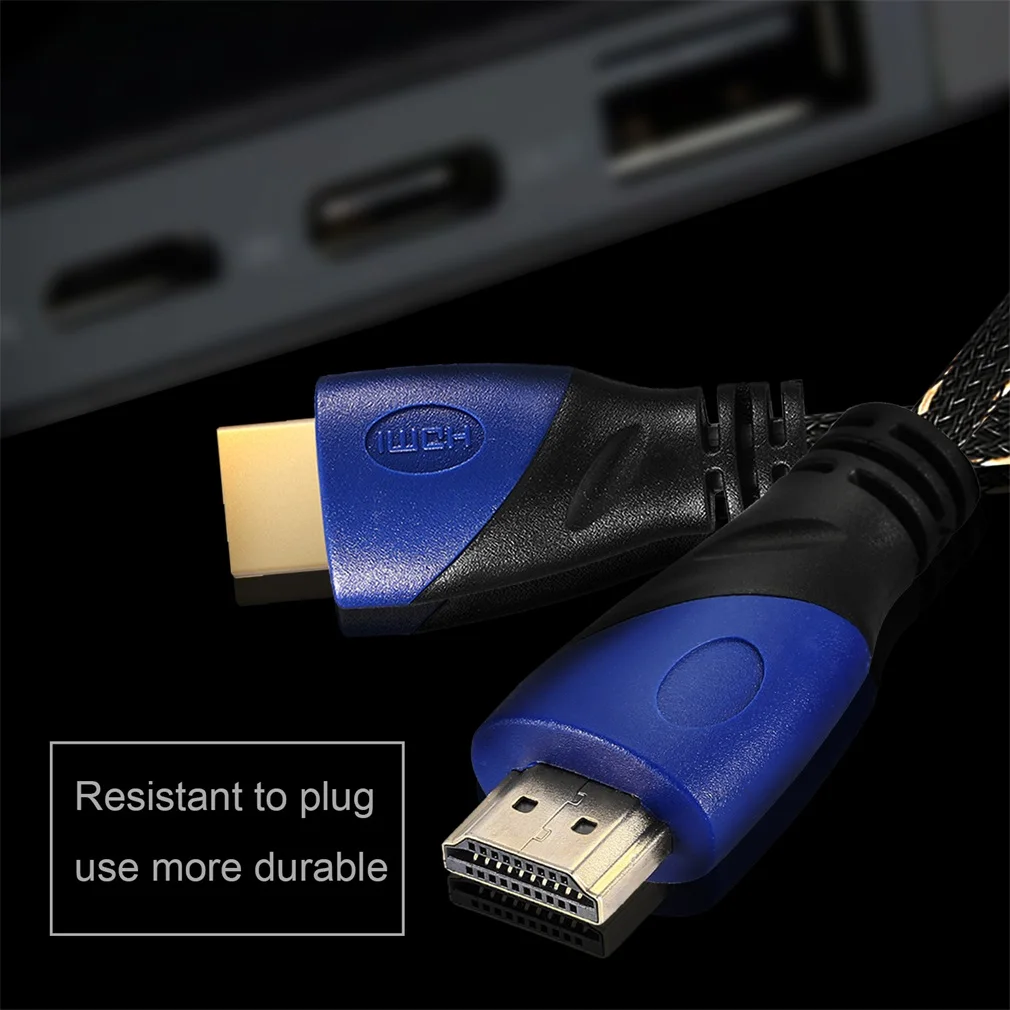 LESHP сине-черный 2/3/10 м Прочный Портативный Высокоскоростной HDMI кабель с Ethernet поддерживает 3D& Реверсивный звуковой канал